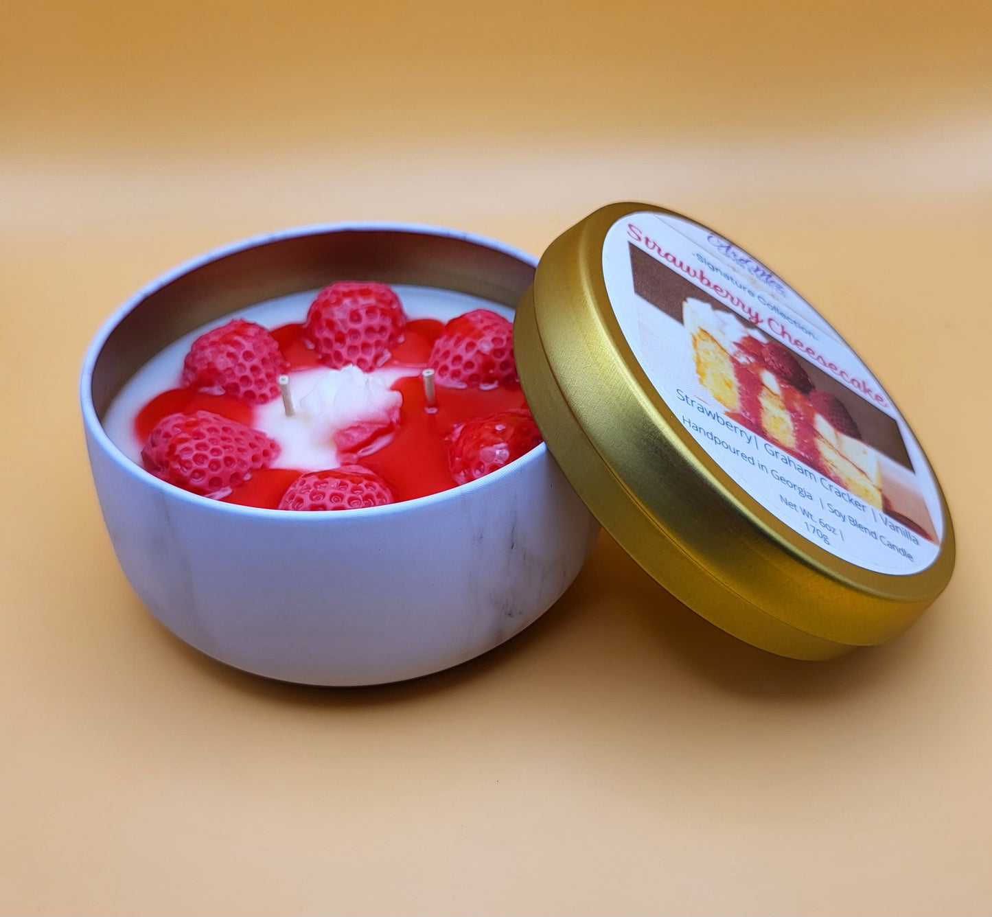 6 oz Strawberry Cheesecake Candle