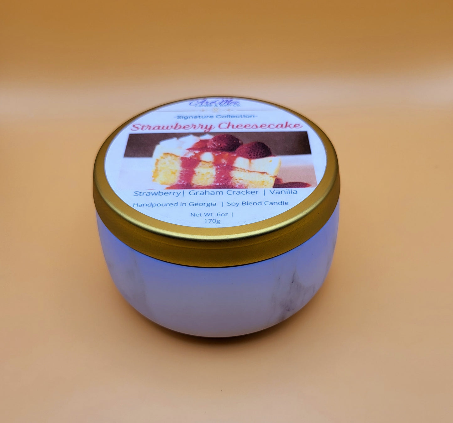 6 oz Strawberry Cheesecake Candle