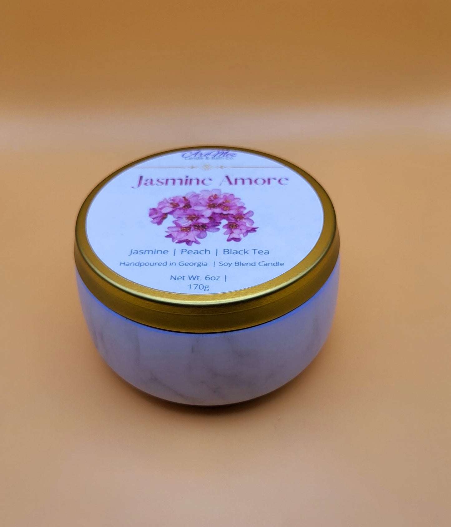 6 oz Jasmine Amore Candle
