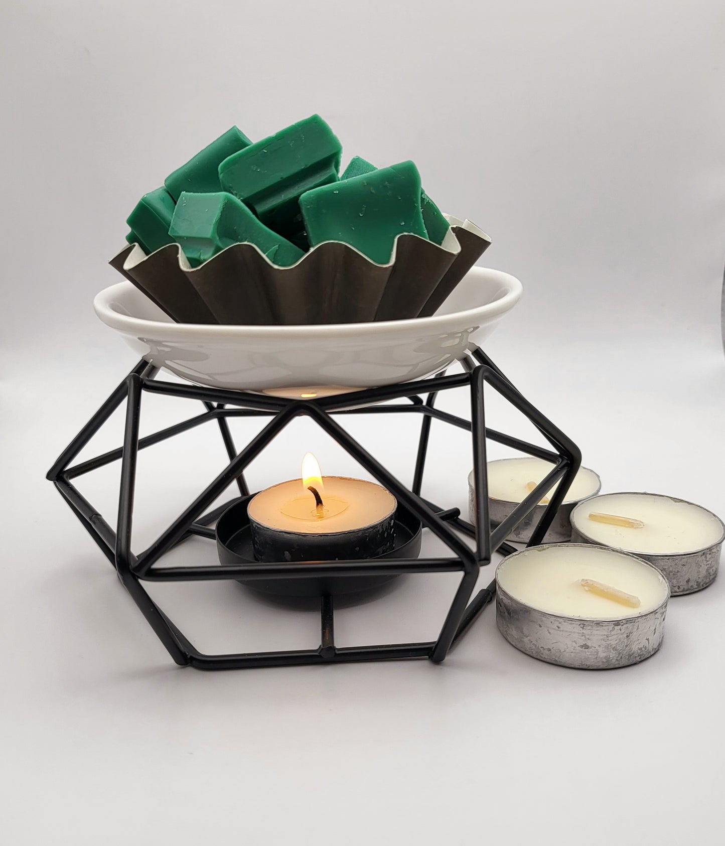 Accented Black Wax Warmer