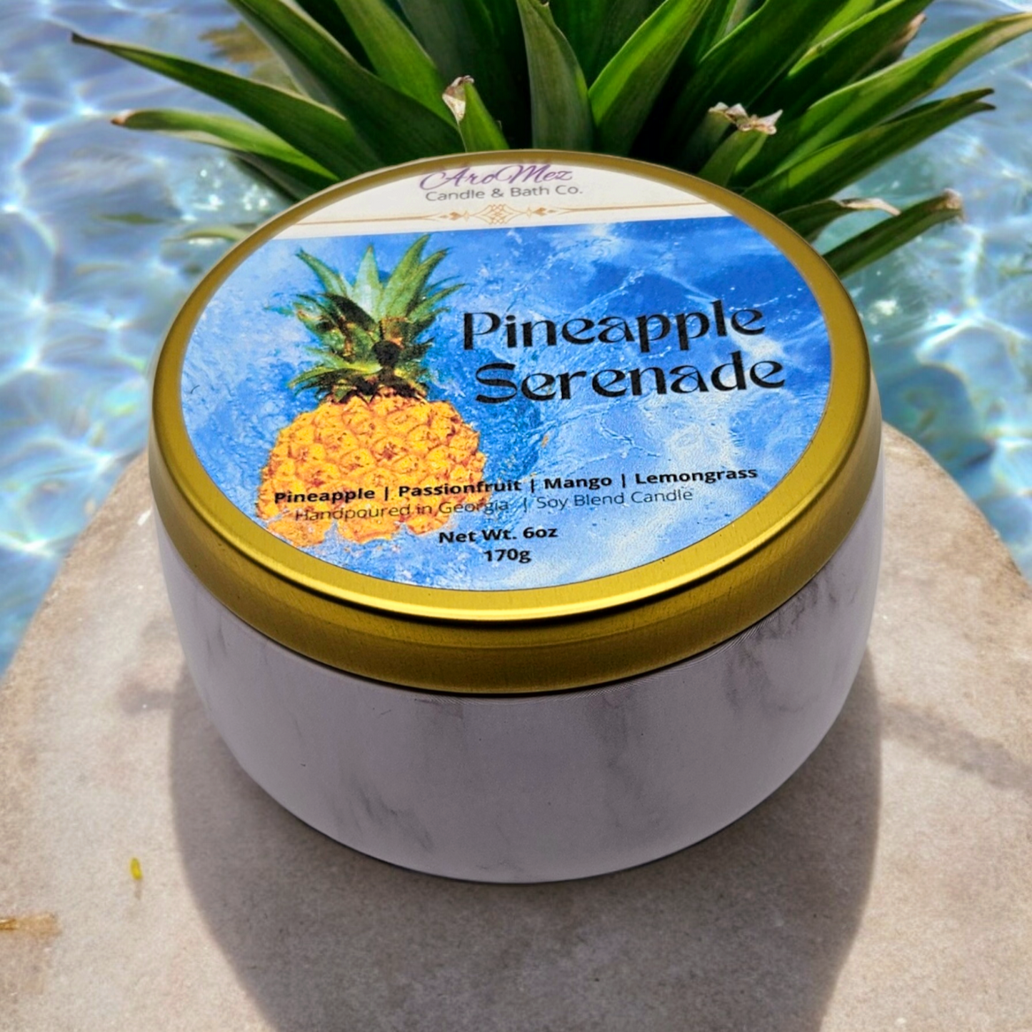 6 oz candle - Pineapple Serenade