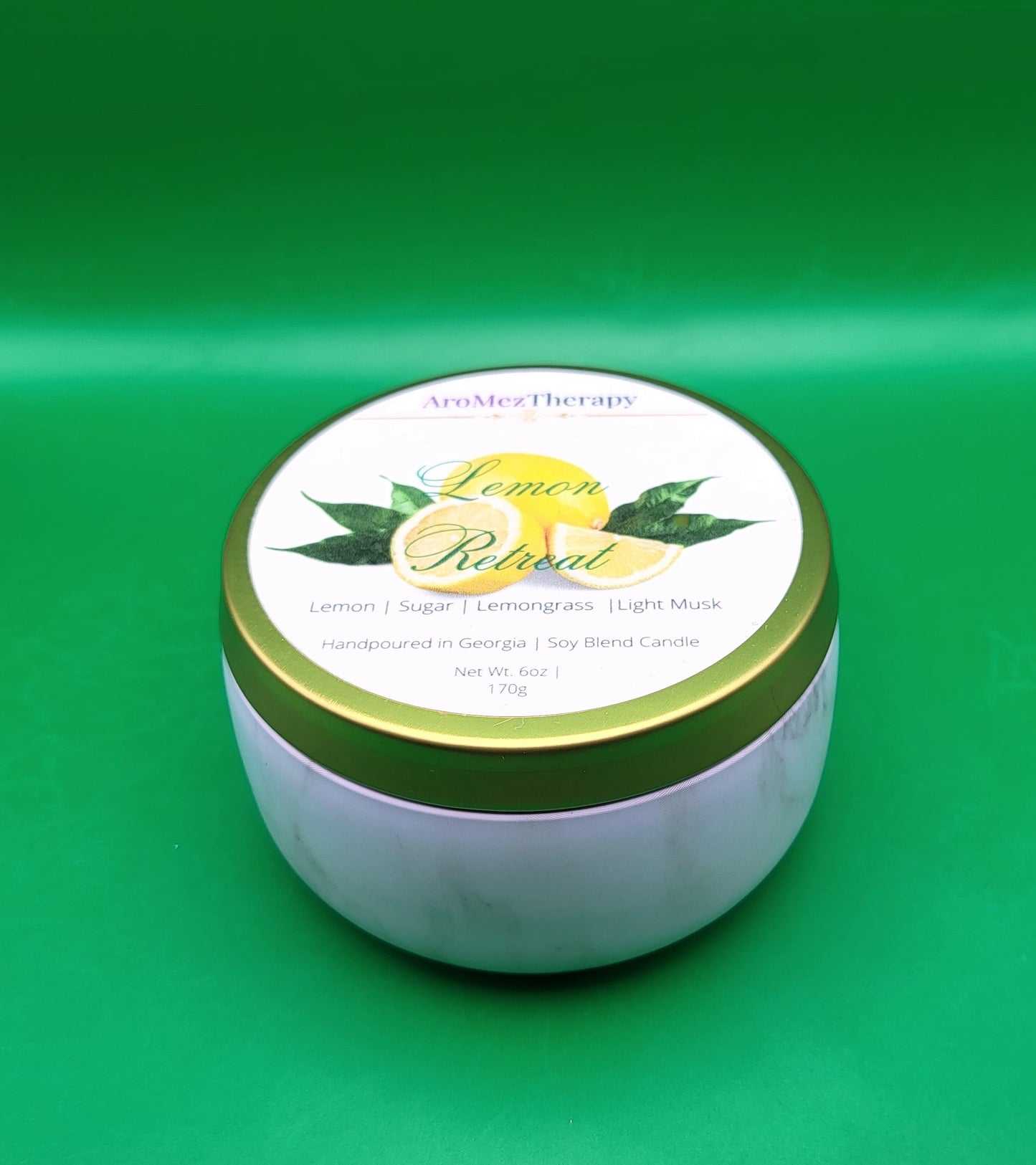 6 oz Lemon Retreat Candle