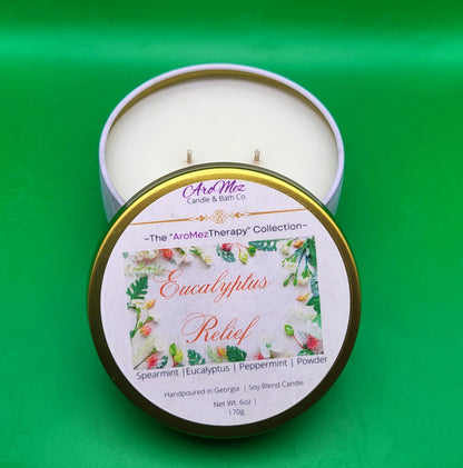 6 oz Eucalyptus Relief Candle