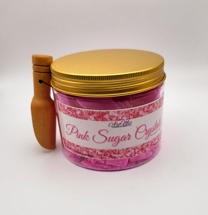 5 oz Pink Sugar Crystals Wax Crumbles