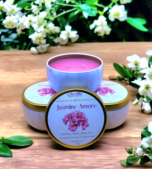 6 oz Jasmine Amore Candle