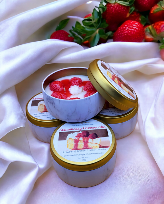 6 oz Strawberry Cheesecake Candle